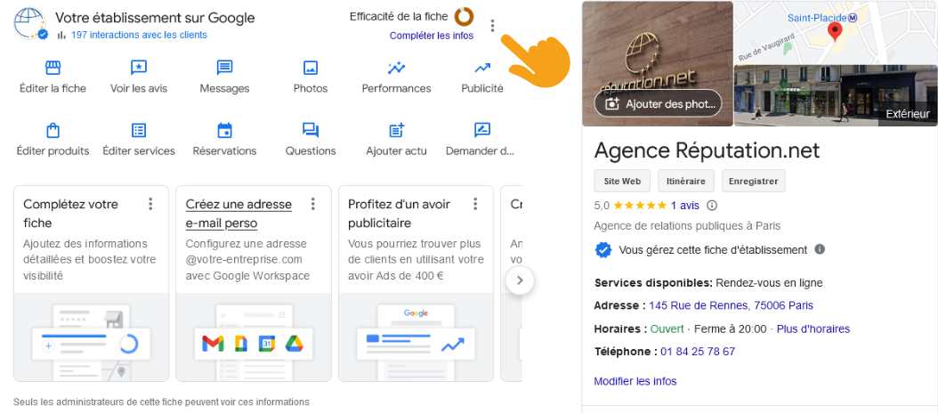 fiche google